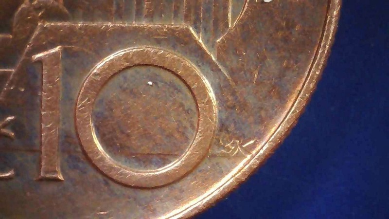 1993-10-Korun-Copper-Plated-Steel-Coin