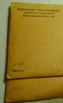 Why-Not-Open-Sealed-1961-&-62---5-Coin-Mint-Sets?