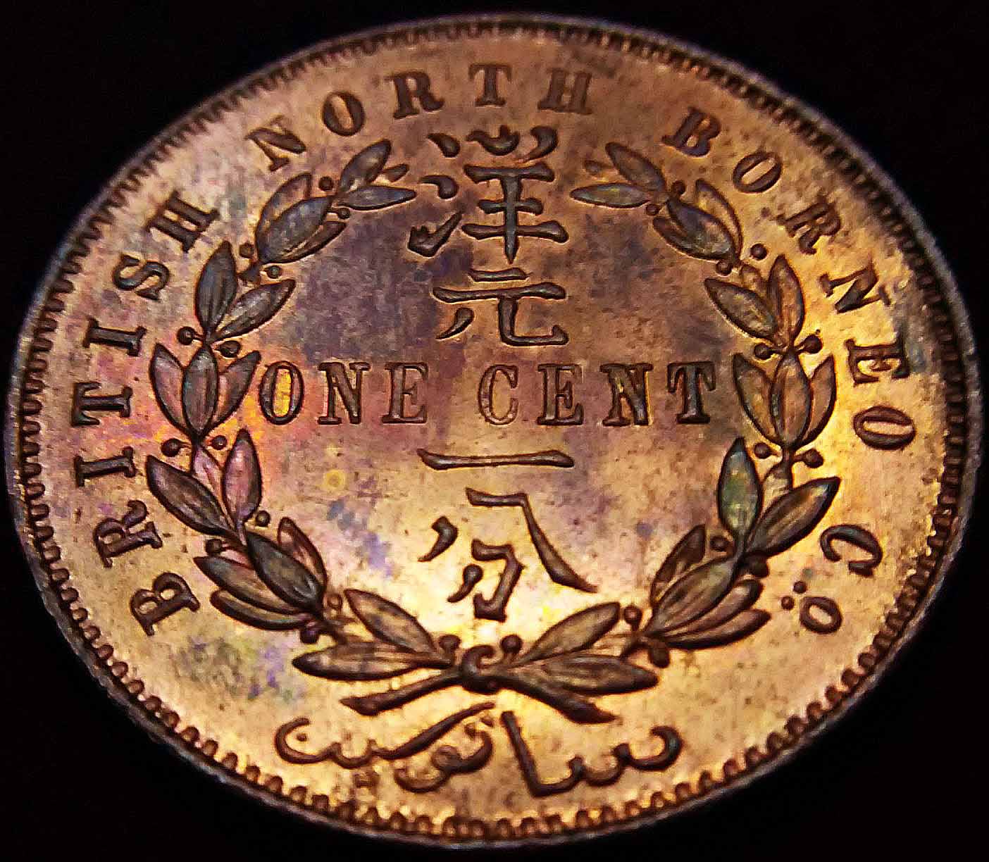 1891-H-British-North-Borneo-Cent
