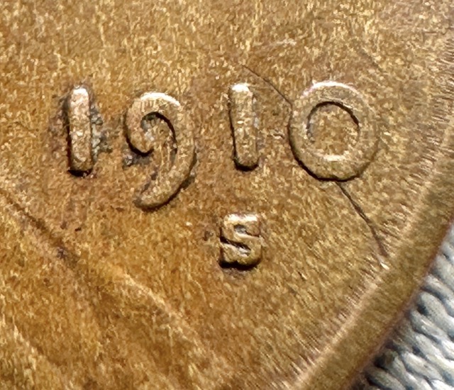 1910-S-Lincoln-Cent-Die-Scratch?-RPM