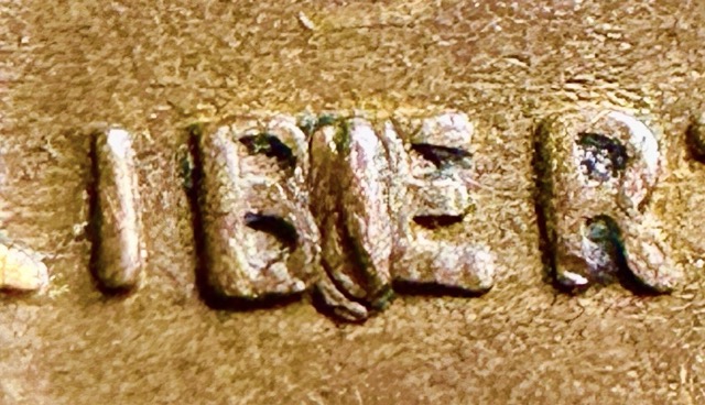 1957-Lincoln-Cent--Bie,-Die-Chip-