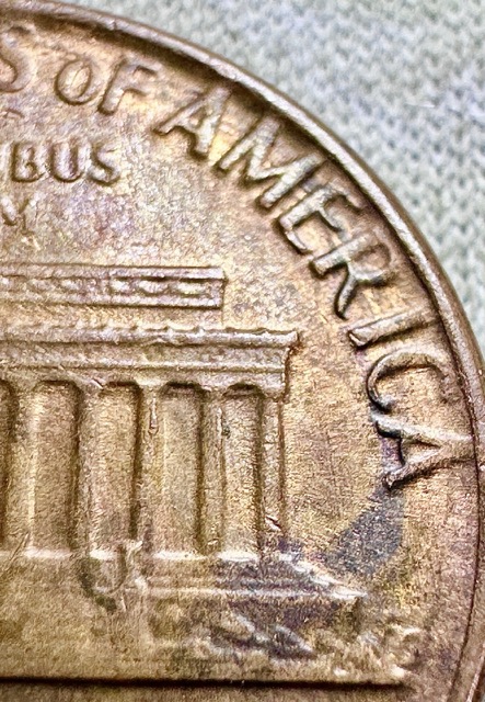 1979-D-Lincoln-Cent--Lam,-Ridge-Ring,-Greaser-And-Die-Chip-