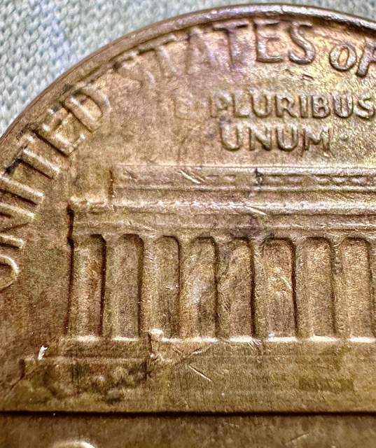 1979-D-Lincoln-Cent--Lam,-Ridge-Ring,-Greaser-And-Die-Chip-