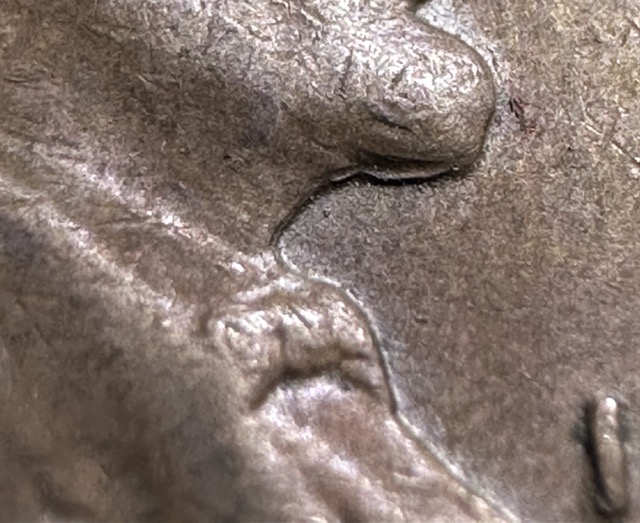 1967-Lincoln-Cent--Die-Chip,-MD-