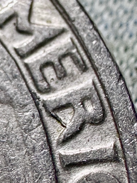 1985-P-Washington-Quarter--Die-Crack-