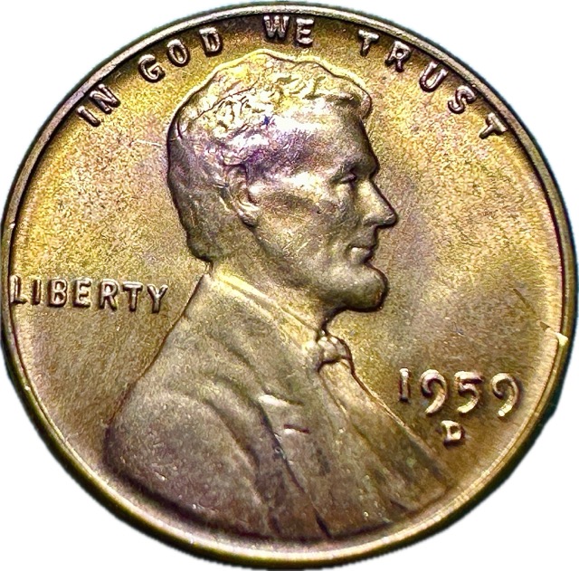 1959-D-Lincoln-Memorial-Cent-Spike-Head
