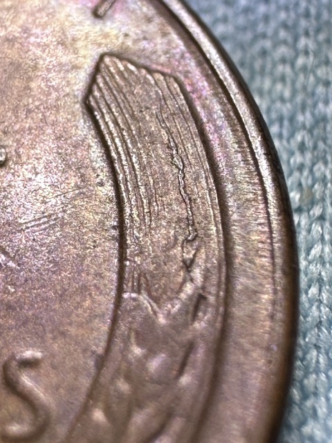 1939-S-Lincoln-Wheat-Cent,-Die-Chip,-DDD?
