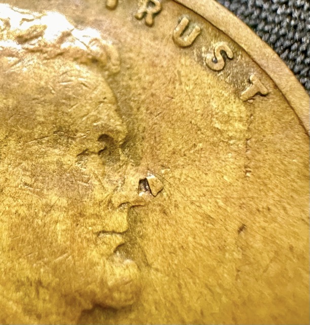 1918-Lincoln-Cent-Broken-Nose-Lamination