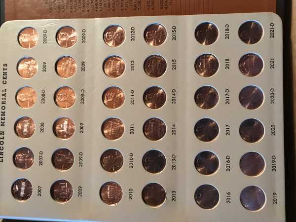 Lincoln-Cents-1909-2021-PDS-+-Proofs,-Nearly-Complete