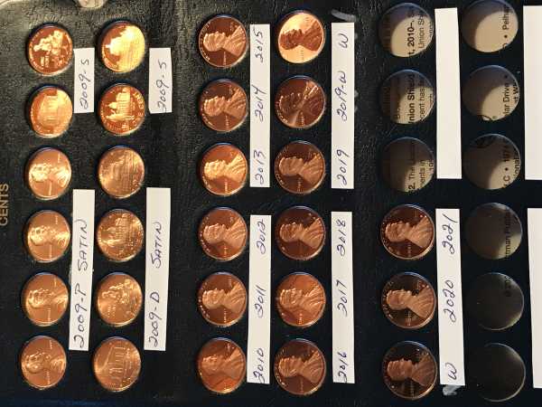Lincoln-Cents-1909-2021-PDS-+-Proofs,-Nearly-Complete
