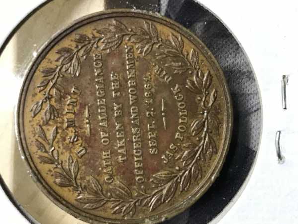 1861-Washington-US-Mint-Token