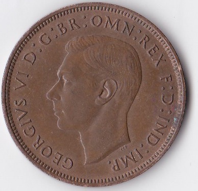 New-Penny-Found-In-Bag-Of-Old-UK-1d
