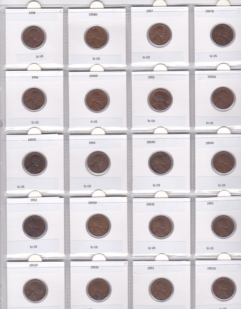 Wheat-Design-Coin-Set-Pages