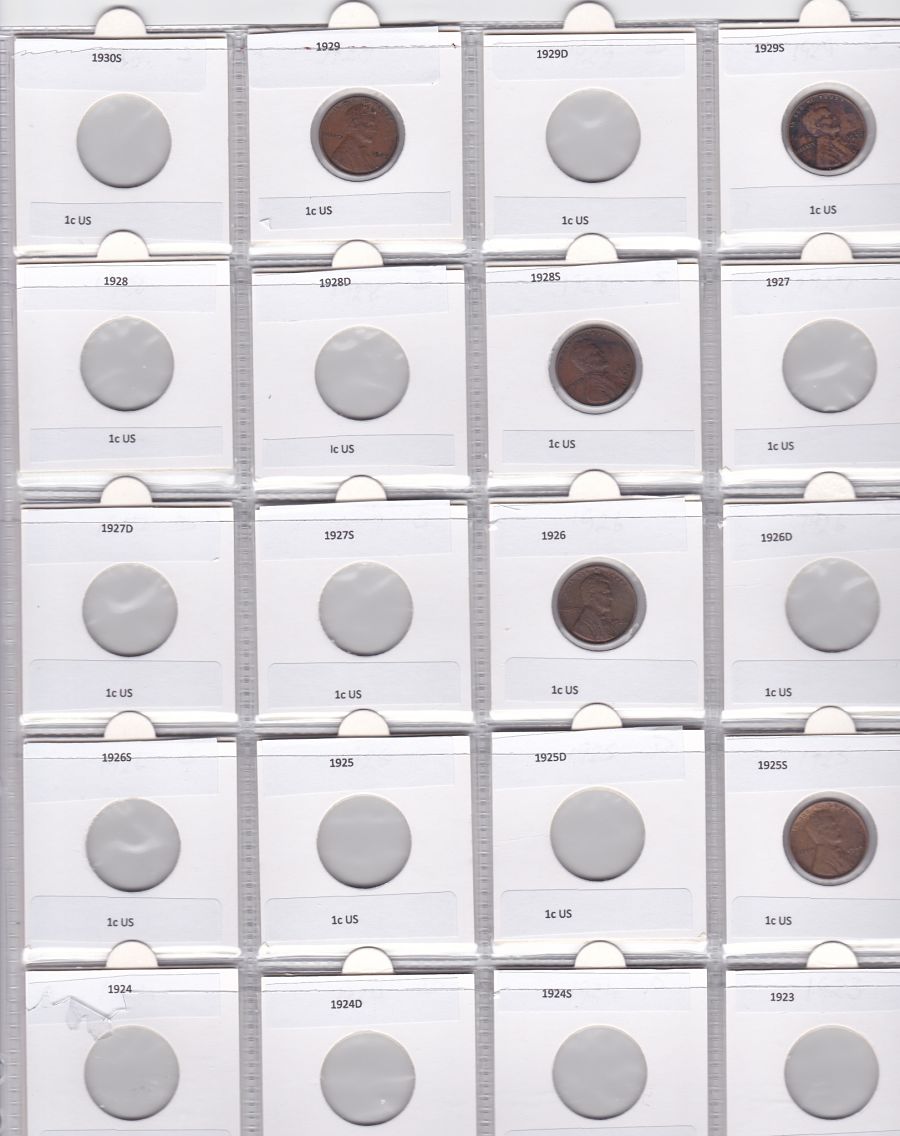 Wheat-Design-Coin-Set-Pages