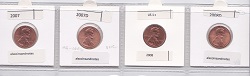 Lincoln-Memorial-Cents-Finished-Set