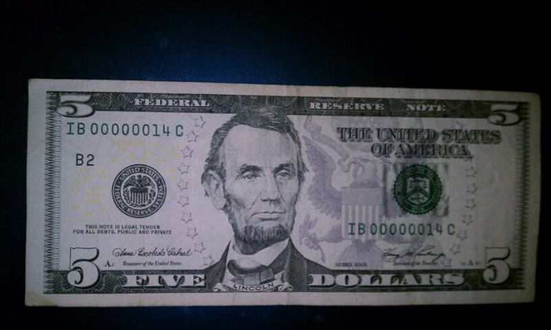 Low-Serial-Number-2006-$5