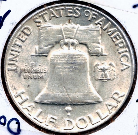 1949-D-Franklin-Half,-Want-To-Say-FBL-High-Grade?