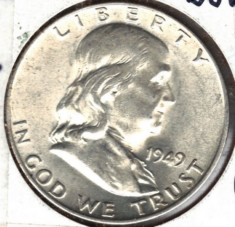 1949-D-Franklin-Half,-Want-To-Say-FBL-High-Grade?