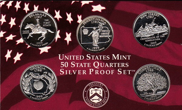 1999-Silver-Proof-Set-Damaged-Or-Desired