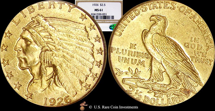 1911-Indian-Head-Quarter-Eagle-Denver-Mint