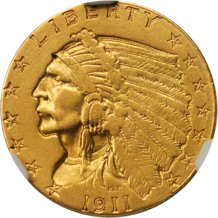 1911-Indian-Head-Quarter-Eagle-Denver-Mint