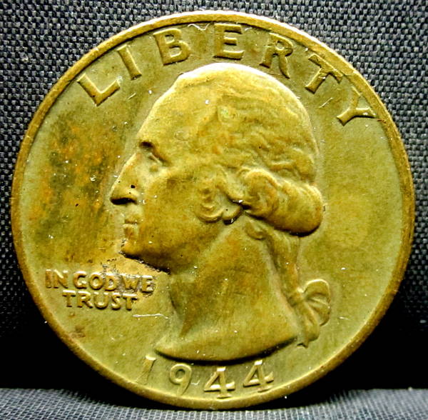 Light-Weighing,-Dis-Colored-Silver-Quarter