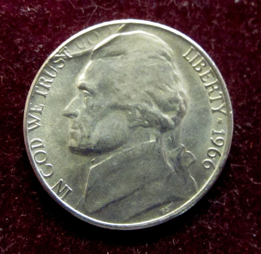Flattened/Double-Struck-1966-Nickel?
