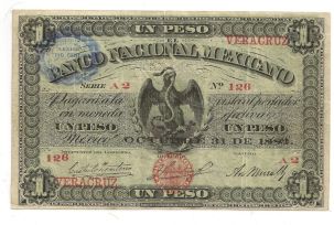 1965-Mexico-'Un-Peso'-Note
