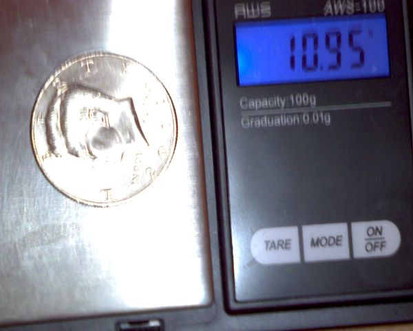 2000-D-Kennedy-Half-Weighing-10.95grams...