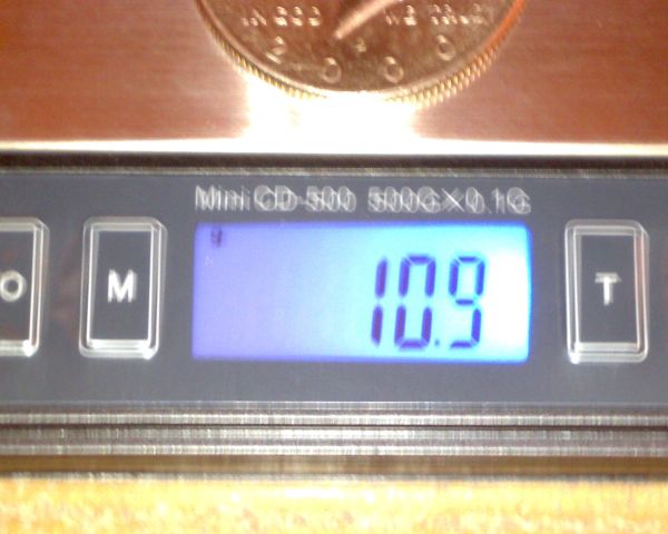 2000-D-Kennedy-Half-Weighing-10.95grams...