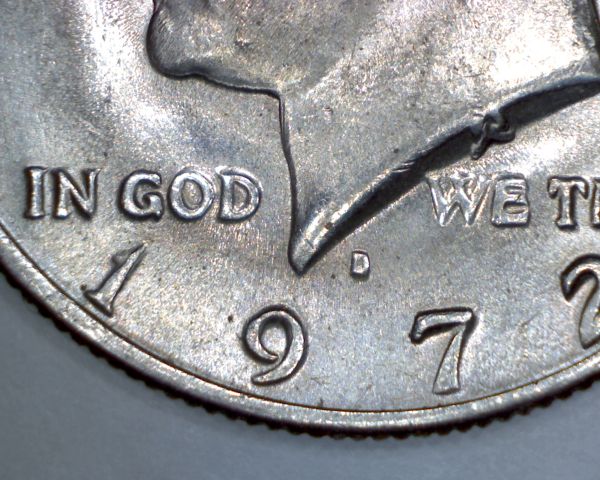 1972-D-Kennedy-Half-Showing-Any-Type-Of-Doubling?