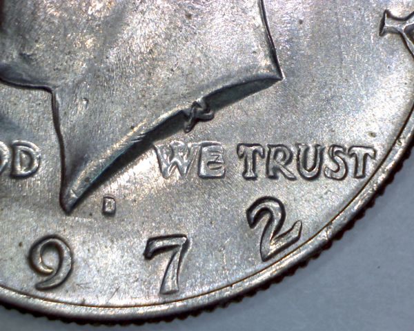 1972-D-Kennedy-Half-Showing-Any-Type-Of-Doubling?