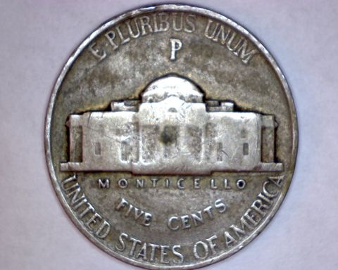 1943-P-Nickel-Weighs-4.64-4.65-Grams...