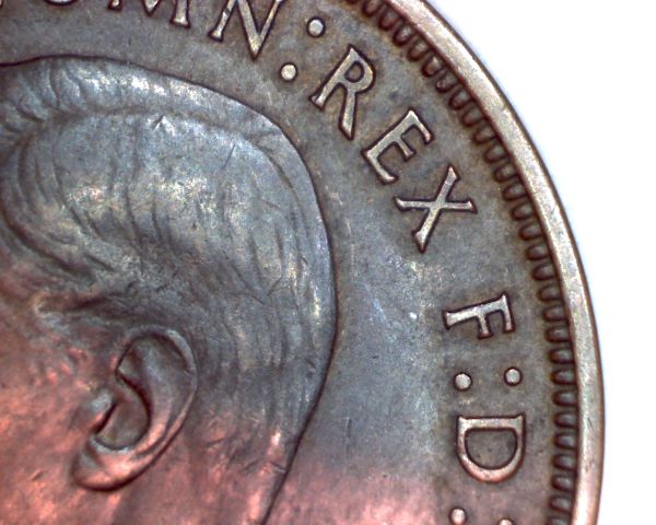 Great-Britain-1938-One-Penny-Grade-Question...