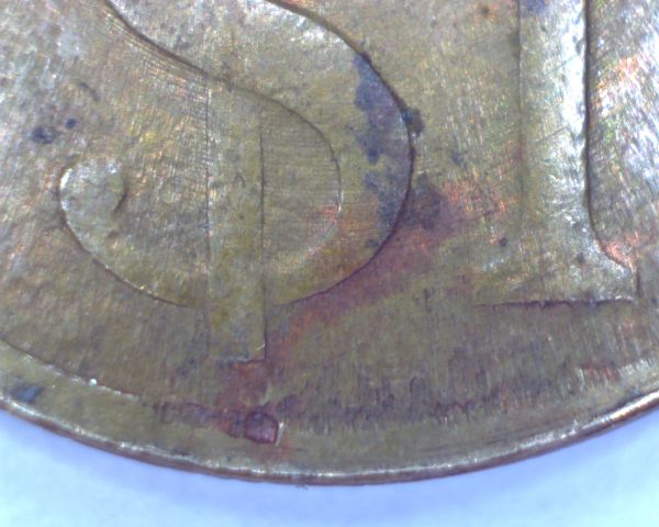 1993-$1-Ringgit-Malaysian-Coin-With-Lathe-Lines...