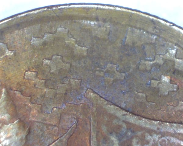 1993-$1-Ringgit-Malaysian-Coin-With-Lathe-Lines...