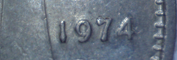 1974-Dime-With-Dot-Over-Designers-Initial-On-Reverse.