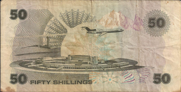Kenya-50-Shillings-Note-Pick#22A-Serial-Prefix-D/1?