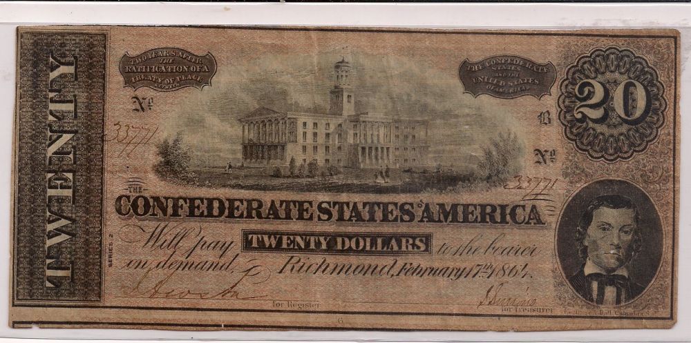 1864-Csa-$20-Note...-Genuine?
