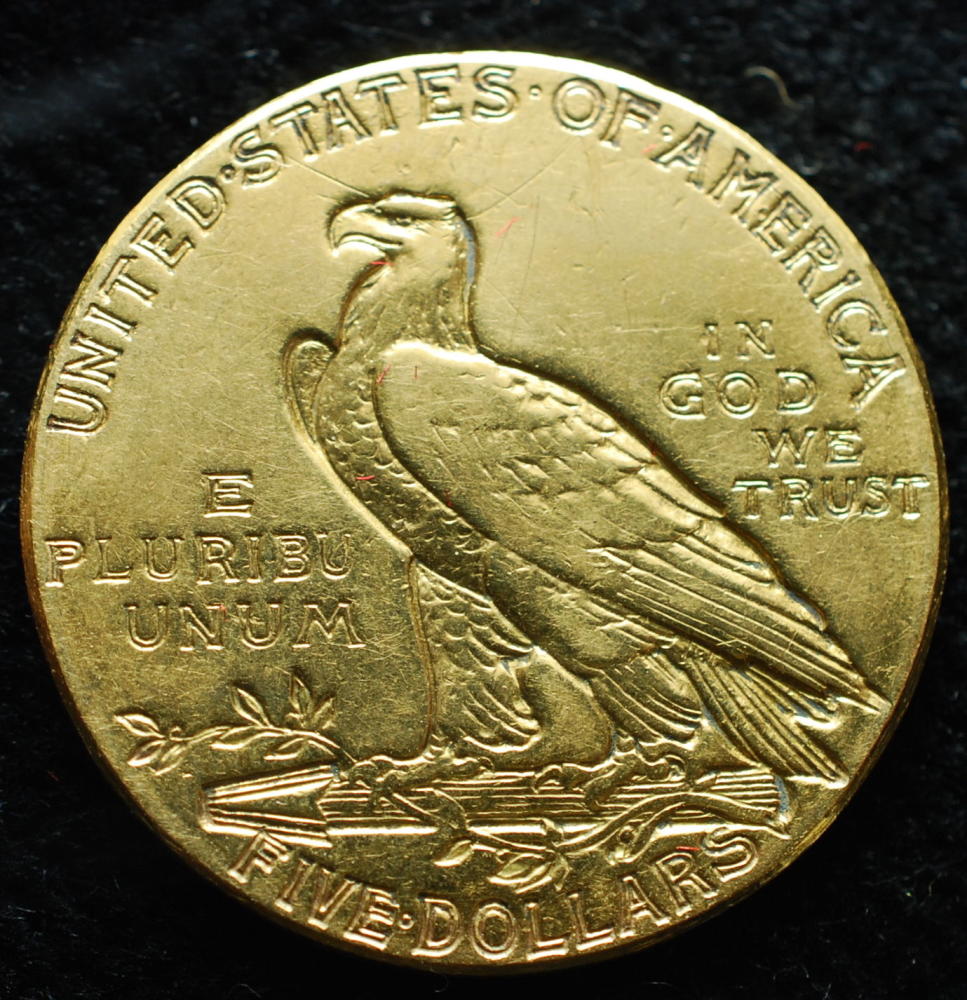 Awesome-Find-Or-Good-Fake?---1908-Gold-Five-Dollars-Indian-Head