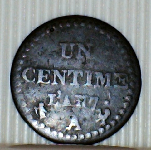 France,-1-Centime,-L'an-7
