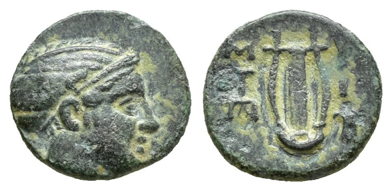 My-Last-Purchase:-A-Bronze-Greek-Coin-Representing-The-Poetess-Sappho