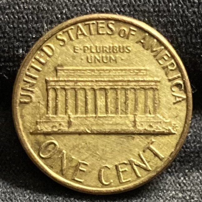 1980-Cent:-Gold-Color-And-Odd-Obverse-Rim