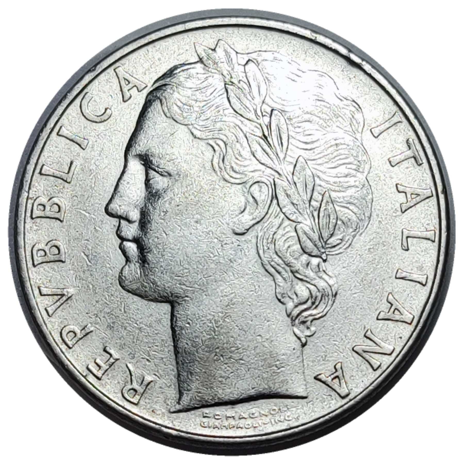 100-Lire-/1972-Italy---Error