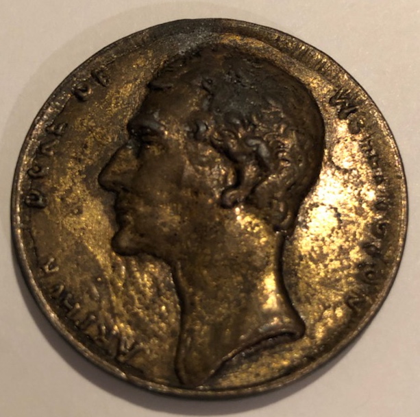 Duke-Of-Wellington-Medal-Or-Token?-Id:-Copy-Of-Wellington-Equestrian-Statue-Medal