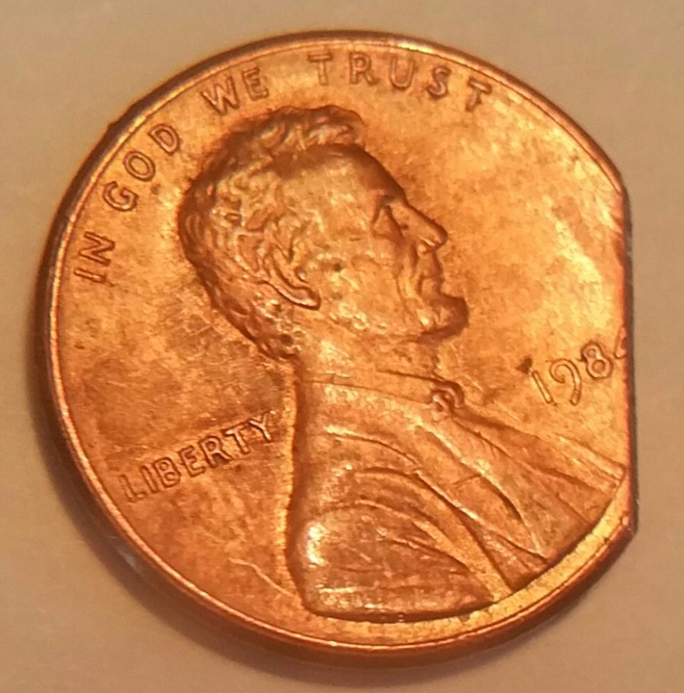 Clipped-Planchet-1984-Penny