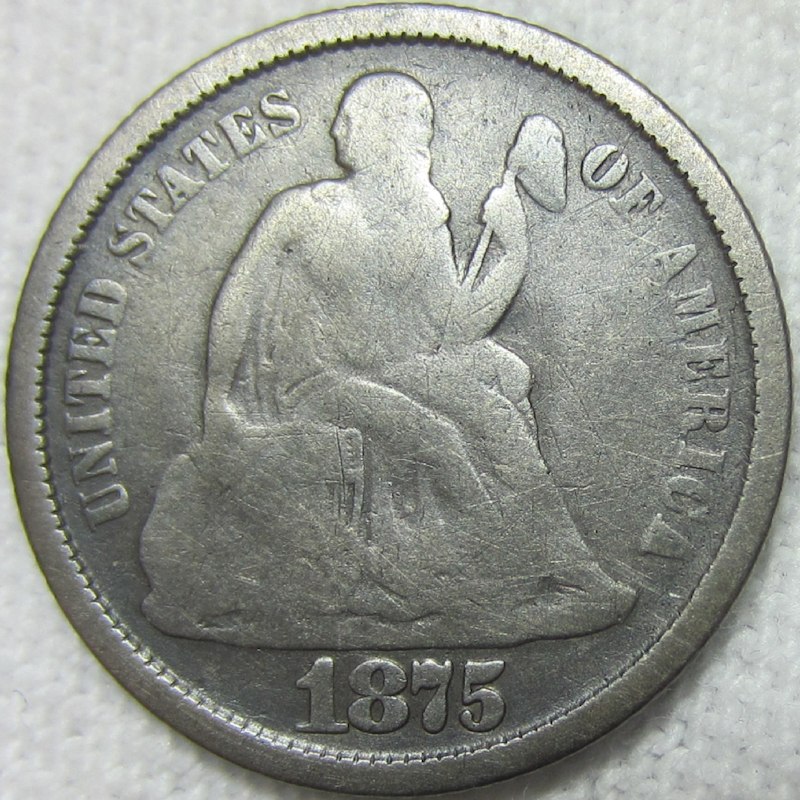 1875-S-Seated-Liberty-Dime---Reverse-Die-Crack