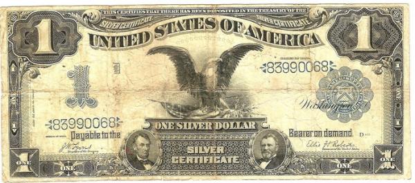 1899-One-Dollar-Silver-Eagle-Certificates