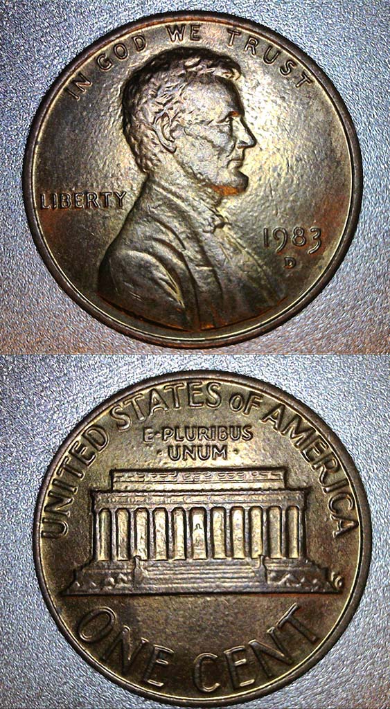 1983-D-Cent-Has-A-Yellowish-Collor