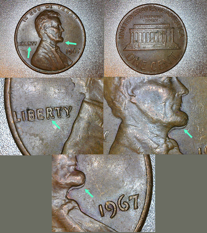 1967-Lincoln-Cent-Possible-DD-Or-MD?